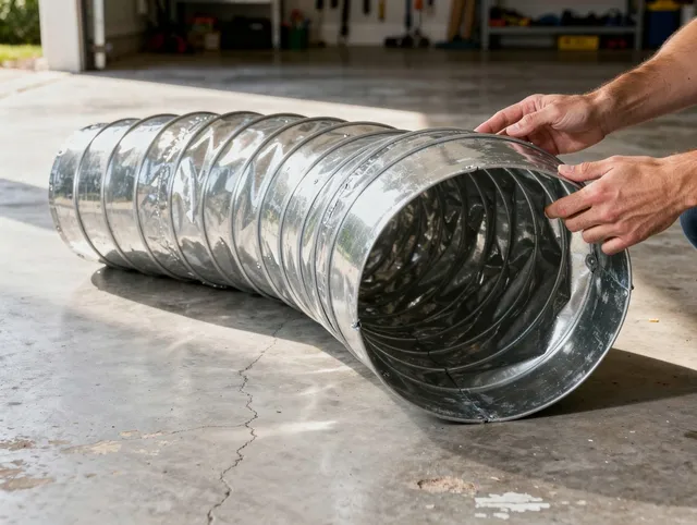 Middleburg Heights Dryer Vent Cleaning specialist using advanced equipment for thorough duct cleaning in Middleburg Heights