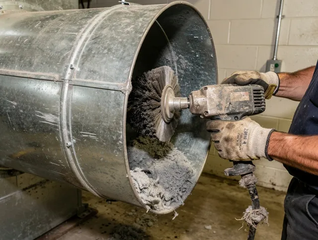 Industrial-grade dryer vent cleaning by Middleburg Heights Dryer Vent Cleaning in Middleburg Heights